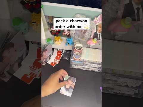 pack a chaewon order with me 💫 #pwm #packwithme #packingorders #enhypenjungwon #enhypenheeseung