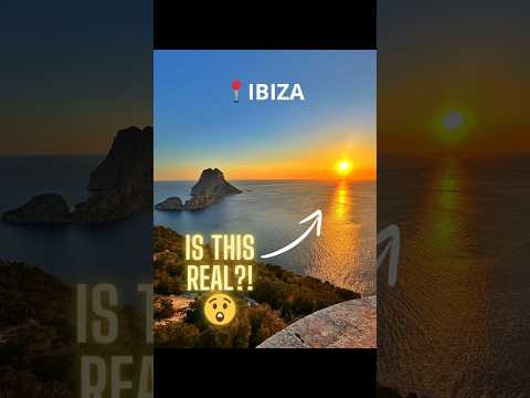 You NEED to see this amazing sunset in Ibiza 😍 #travel #nature #vlog #drone