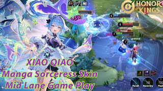 [ HOK Global ] Xiao Qiao's New Skin in Mid Lane GamePlay | Xiao Qiao - Manga Sorceress