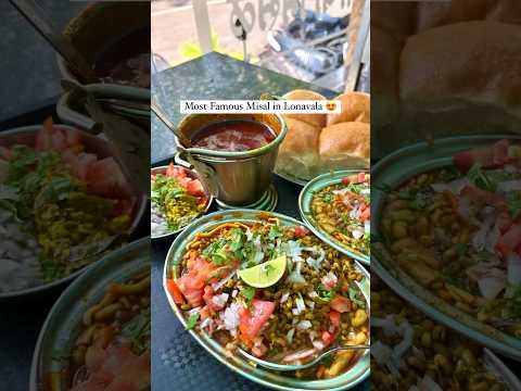 Most famous misal in lonavala, buvachi misal #misalpav #misallovers #food #foodie #foodlover #shorts