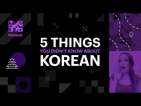 5 Things You Didn't Know About Korean