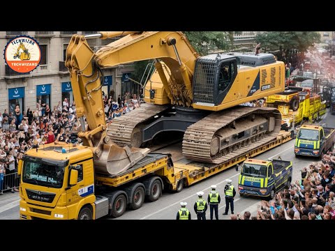 Extreme Heavy Equipment Transport, Incredible Oversize Trucking Skills