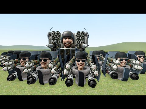 NEW GMAN UPGRADED ARMY!!! part 12 SKIBIDI TOILET IN GARRY'S MOD!