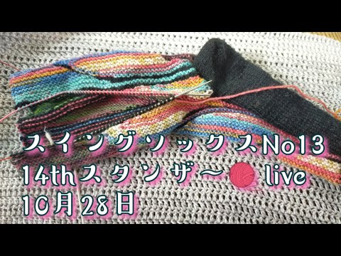 【スイングソックス🧦LIVE】No1314thスタンザ途中から🧶10月28日