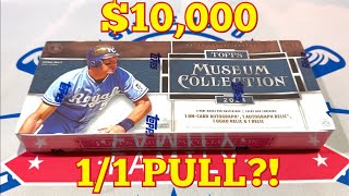 UNREAL 1/1 PATCH AUTO PULL!  $10,000??  2024 MUSEUM COLLECTION BASEBALL CARDS!