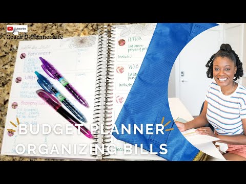 Detailed Monthly Budget Spread| Organize All our Bills for September 2021 in EC Planner