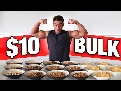 $10 BULKING DIET : Meal Prep on a Budget with Zac Perna