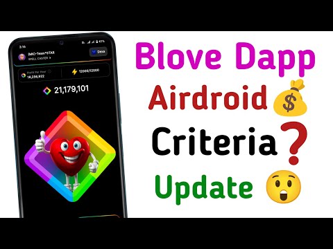 Kis Kis Ko Blove Dapp Ka Airdrop Nhi Milega ? Blove dapp airdrop distribution criteria