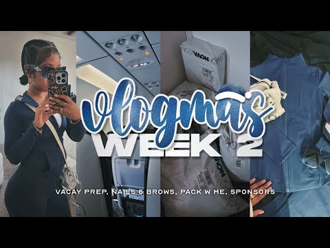 VLOGMAS WEEK 2 ❄️ Let’s Prep for NYC, Pack with Me, Nail Appt | vlogmas ep 4