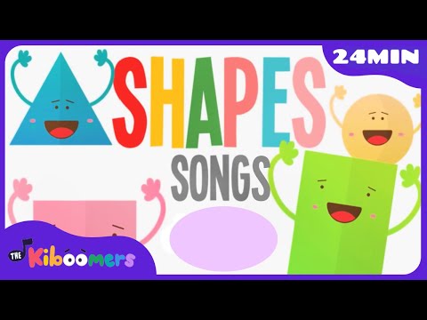 Ultimate Shapes Songs Compilation for Kids | 24+ Min | The Kiboomers Learn & Sing Preschool Videos