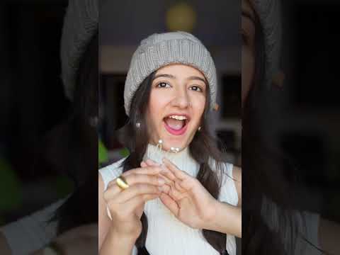 Beanie Hairstyles for Winter for long hair | Jhanvi Bhatia