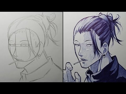 How To Draw Suguru Geto Step By Step - [Jujutsu Kaisen]