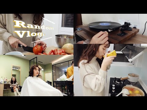 #VLOG 一些生活瑣碎：去當髮模免費改造💇🏻‍♀️、煮ABC湯聊聊天🍅