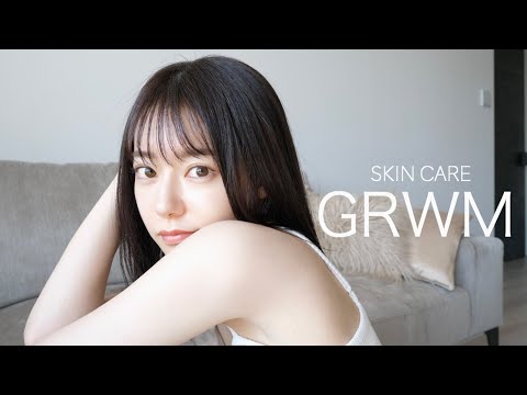 【GRWM】スキンケア紹介しながら準備する！