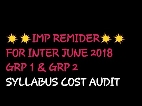 VIMP for inter grp 1 & grp 2 REMINDER