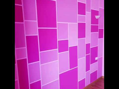 geometric designs for wall painting | geometric wall paint ideas | geometric square wall designs