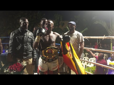 MUSISI 'BREAKER BREAKER' Defeats Kenya's Bernard Achoki By RSC To Win E&C Africa Kickboxing Title