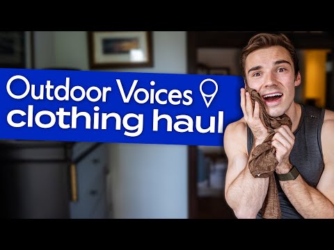 SOFTEST WORKOUT CLOTHES EVER 🤯 2022 Men's Outdoor Voices Clothing Haul