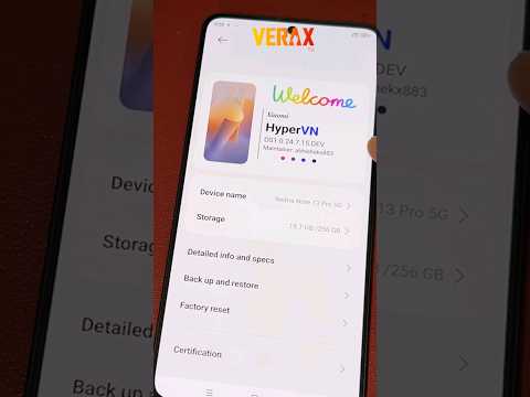 HyperVN ROM: Easy Install Guide for Redmi Note 13 Pro 5G and Poco X4l6 5G (garnet)