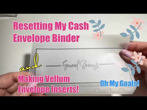 Refreshing My Cash Envelopes & Making My Own Reusable Inserts | Oh My Goals Budget + Planning