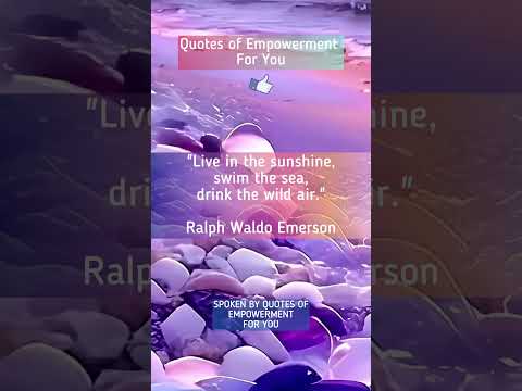 Be Inspired by Ralph Waldo Emerson! - Quote 39/100 Famous Quotes Challenge #Shorts #Quotes #ForYou