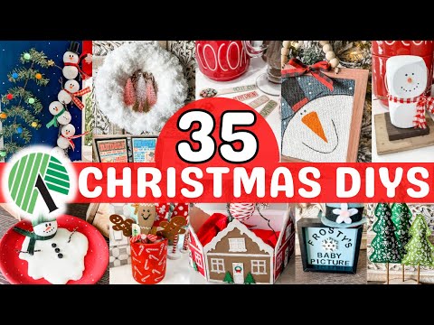 🎄35 CHRISTMAS DIYS You Need to make for 2024! (AFFORDABLE DIY decor and Dollar Tree crafts)