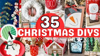 🎄35 CHRISTMAS DIYS You Need to make for 2024! (AFFORDABLE DIY decor and Dollar Tree crafts)