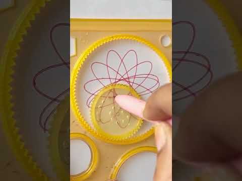 Spirograph | Magic Roller | Small Roller | Big Wisdom #viral #shorts #satisfying #spirographdesigns