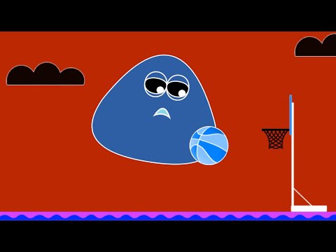 POU BASQUETE HOOPS NEGATIVO GAME | Pou Vlogs