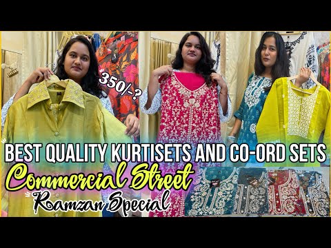 😱Best offers for RAMZAN SHOPPING IN COMMERCIAL STREET ! 📍Banglore🤩 | kurtisets, suits much more😍