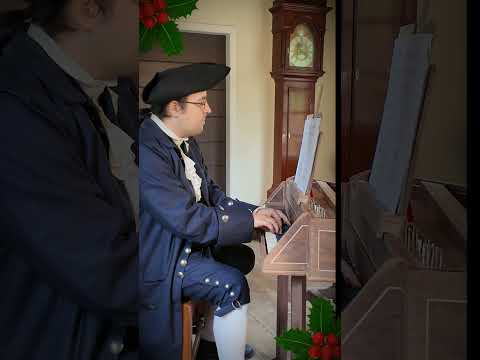 Colonial Williamsburg Harpsichord Holiday - The First Noel