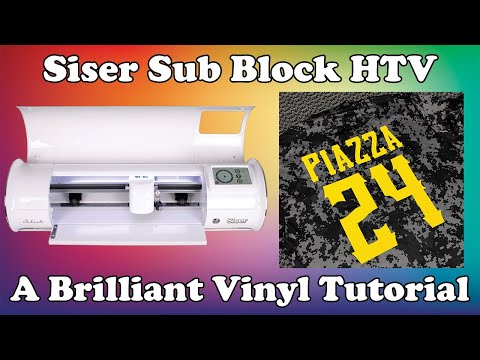 How to Apply Siser Sub Block HTV | A Brilliant Vinyl Tutorial