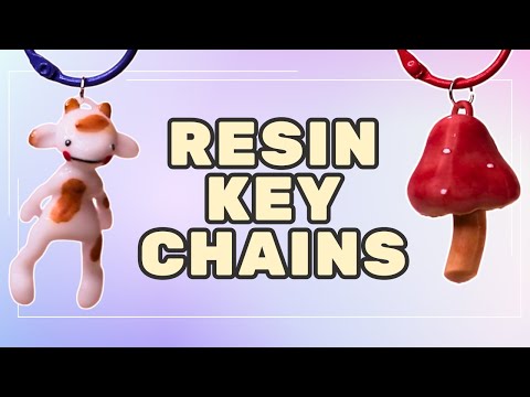 I 3D printed my own DIY resin Keychains | Teeny Tinkers Art