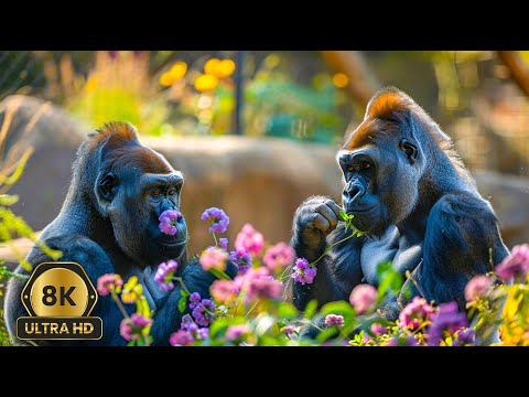 Wildlife Video 8K - Beautiful & Relaxing Wilderness Nature TV 8K - 8K Ultra Video