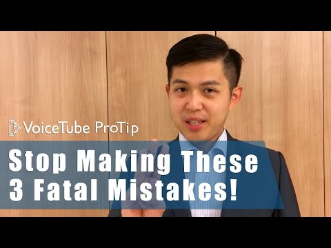 學英文時，別再犯這 3 個致命錯誤了！ProTip // Stop Making These 3 Fatal Mistakes When Learning English