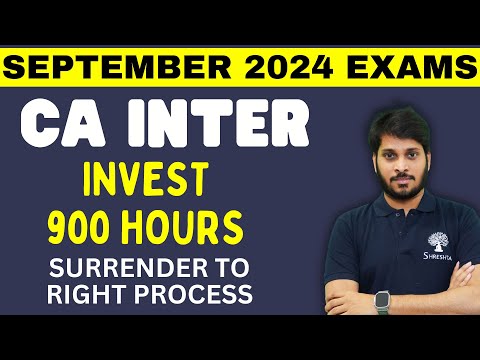 SEPTEMBER 2024 EXAMS | PREPARATION STRATEGY | GET SUCCEED WITH THE RIGHT PROCESS