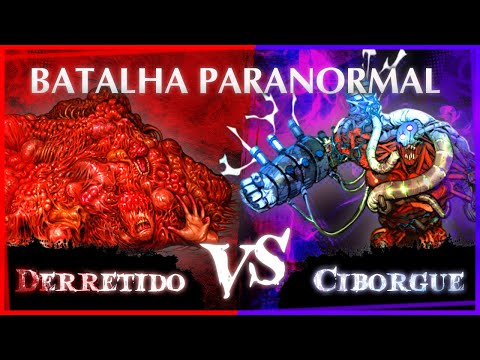 Batalha Paranormal - DERRETIDO VS CIBORG - Quem ganha? ft. @yinj97