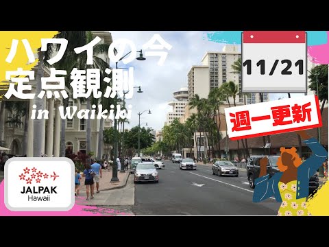 【ハワイの今】ワイキキ定点観測  2023年11月21日