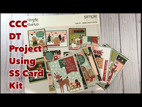 Country Craft Creations DT Project share | Simple Stories | Baking Spirits Bright Card Kit