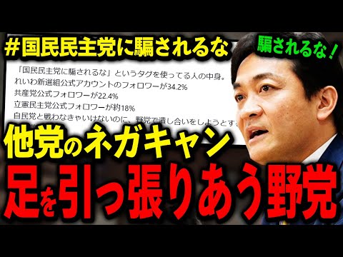 国民民主党に騙されるなを広めた奴らがわかりました！【玉木雄一郎】