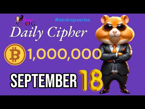 18 September Hamster Kombat Daily Cipher Code