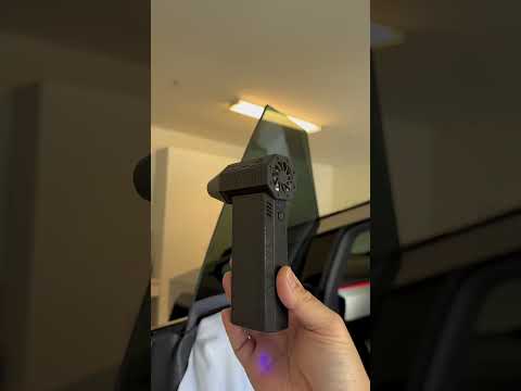 Installing 15% i3 ceramic autobahn film / CYBERTRUCK ASMR / frameless window / shaving window tint