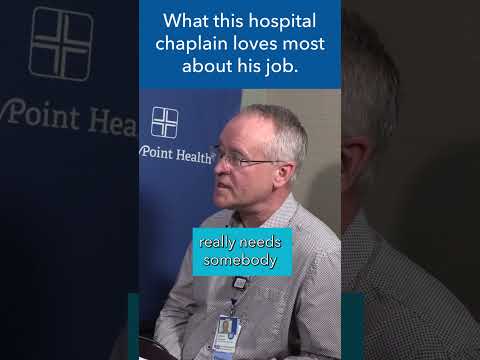 What this hospital chaplain loves most about his job. #shorts