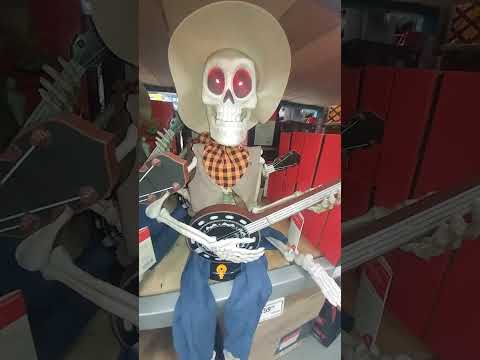 Gemmy 2022 Banjo Playing Skeleton