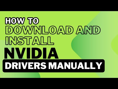 How to install Nvidia Graphics drivers mannually