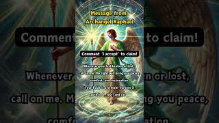 ✨ A Message from Archangel Raphael ✨ #angel #angelmessages