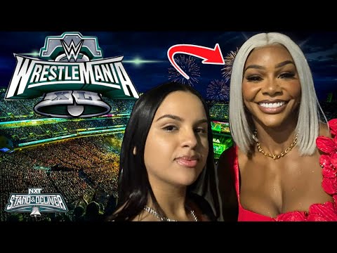 I MET JADE CARGILL, STOOD NEXT TO THE ROCK, WITNESSED ROMAN LOSE & MUCH MORE! WRESTLEMANIA 40 VLOG!!