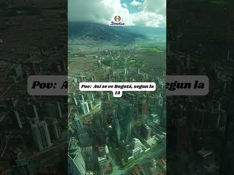 🤔Le preguntamos a la inteligencia artificial como se vería Bogotá con esta canción.🎧 #short #bogotá