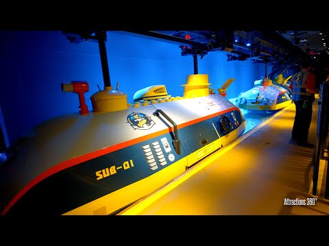 LEGO Submarine Ride with Real Sea Animals | Better than Disneyland Finding Nemo Ride?