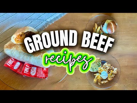 3 Tasty Ground Beef Recipes | Family Friendly Recipes | What's for Dinner | MEL COOP